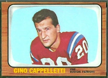 Gino Cappelletti 1966 Topps football card Gino Cappelletti 1966 Topps football card