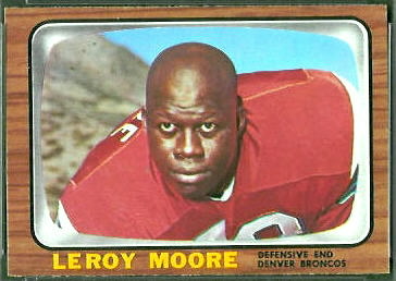 Leroy Moore 1966 Topps football card
