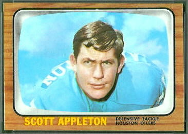 Scott Appleton 1966 Topps football card