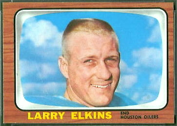 Larry Elkins 1966 Topps football card