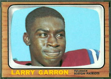 Larry Garron 1966 Topps football card