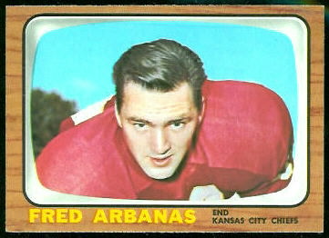 Fred Arbanas 1966 Topps football card Fred Arbanas 1966 Topps football card
