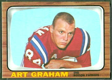 Art Graham 1966 Topps football card