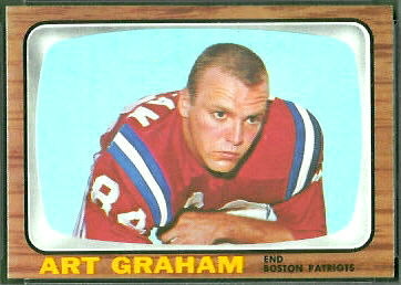 Art Graham 1966 Topps football card