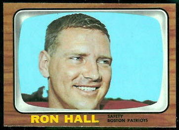 Ron Hall 1966 Topps football card