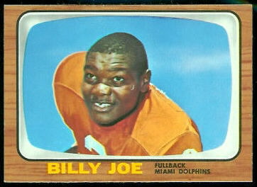 Billy Joe 1966 Topps football card