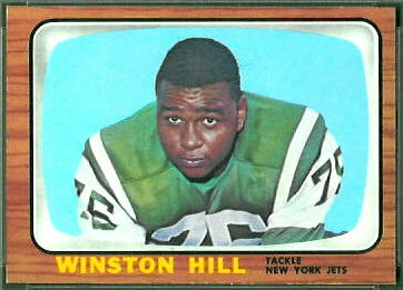 Winston Hill 1966 Topps football card