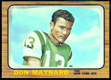 Don Maynard 1966 Topps football card