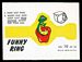 1966 Topps Funny Rings Wormy Apple