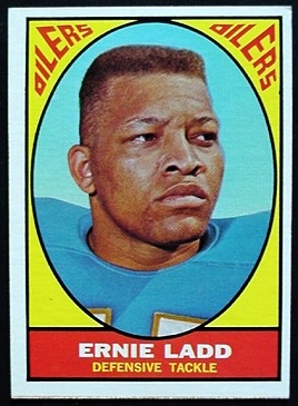 Ernie Ladd 1967 Milton Bradley football card Ernie Ladd 1967 Milton Bradley football card