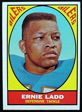 Ernie Ladd 1967 Milton Bradley football card