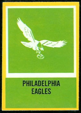 Eagles Logo 1967 Philadelphia football card