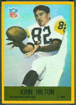 John Hilton 1967 Philadelphia football card