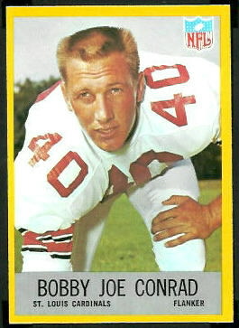 Bobby Joe Conrad 1967 Philadelphia football card