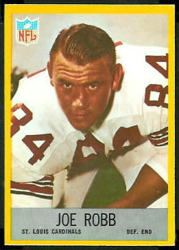 Joe Robb 1967 Philadelphia football card