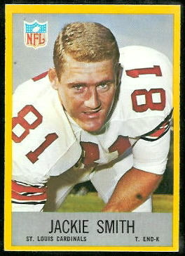 Jackie Smith 1967 Philadelphia football card