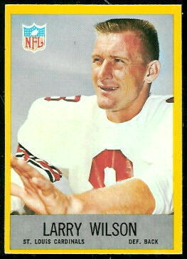 Larry Wilson 1967 Philadelphia football card