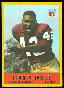 Charley Taylor 1967 Philadelphia football card