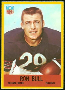 Ron Bull 1967 Philadelphia football card