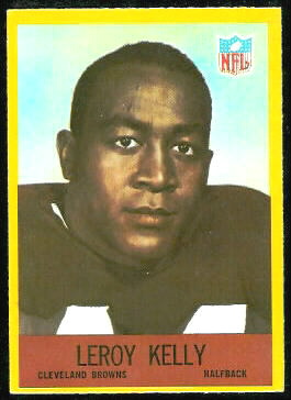 Leroy Kelly 1967 Philadelphia football card Leroy Kelly 1967 Philadelphia football card