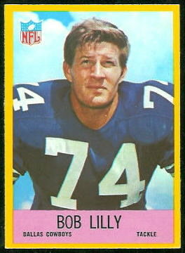 Bob Lilly 1967 Philadelphia football card