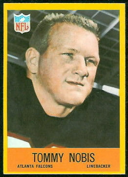 Tommy Nobis 1967 Philadelphia football card