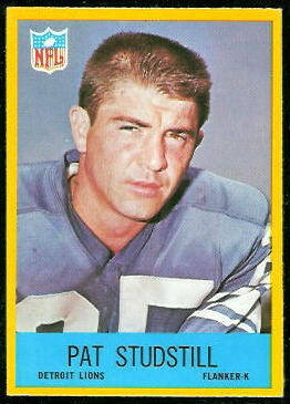 Pat Studstill 1967 Philadelphia football card