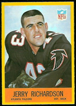 Jerry Richardson 1967 Philadelphia football card Jerry Richardson 1967 Philadelphia football card