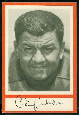 Wahoo McDaniel 1967 Royal Castle Dolphins football card Wahoo McDaniel 1967 Royal Castle Dolphins football card