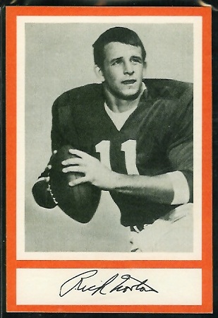 Rick Norton 1967 Royal Castle Dolphins football card