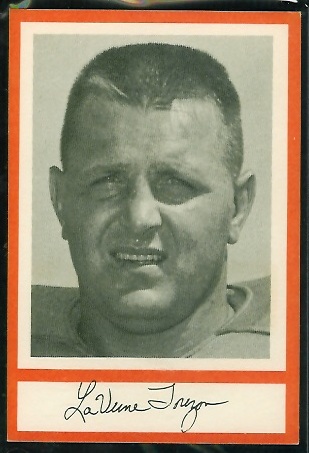 Laverne Torczon 1967 Royal Castle Dolphins football card