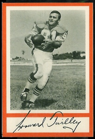 Howard Twilley 1967 Royal Castle Dolphins football card Howard Twilley 1967 Royal Castle Dolphins football card