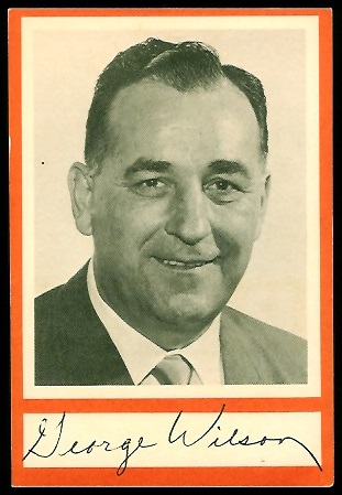 1967 Royal Castle Dolphins #27: George Wilson Sr.