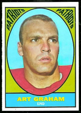 Art Graham 1967 Topps football card