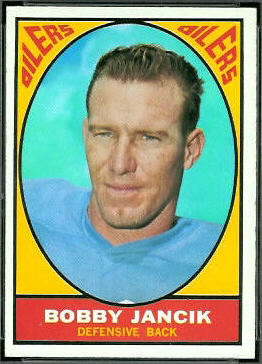 Bobby Jancik 1967 Topps football card
