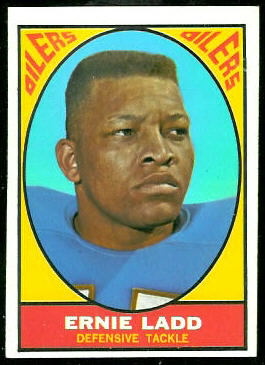 Ernie Ladd 1967 Topps football card