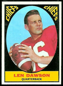 Len Dawson 1967 Topps football card