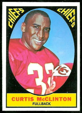 Curtis McClinton 1967 Topps football card