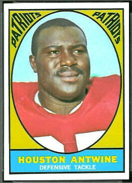 Houston Antwine 1967 Topps football card Houston Antwine 1967 Topps football card