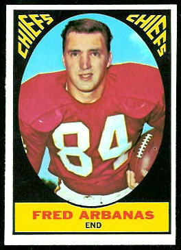 Fred Arbanas 1967 Topps football card