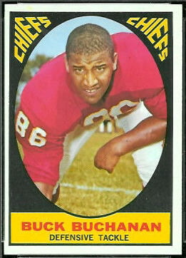 Buck Buchanan 1967 Topps football card Buck Buchanan 1967 Topps football card