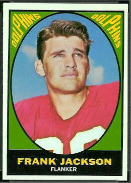 Frank Jackson 1967 Topps football card