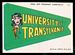 1967 Topps Krazy Pennants University of Transylvania