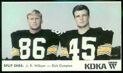 Split Ends 1968 KDKA Steelers football card Split Ends 1968 KDKA Steelers football card