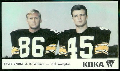 Split Ends 1968 KDKA Steelers football card