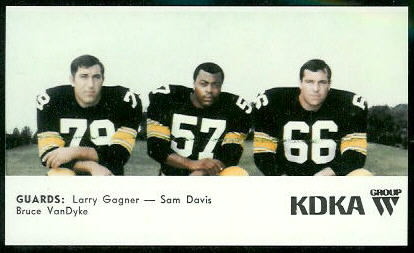 Guards 1968 KDKA Steelers football card