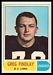 1968 O-Pee-Chee CFL Greg Findlay