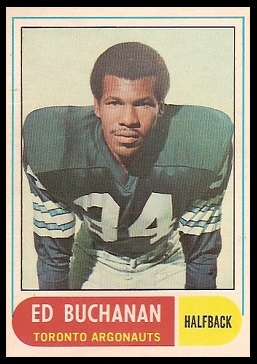 Ed Buchanan 1968 O-Pee-Chee CFL football card