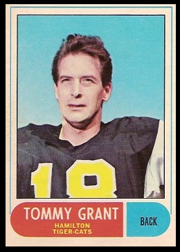 Tommy Grant 1968 O-Pee-Chee CFL football card