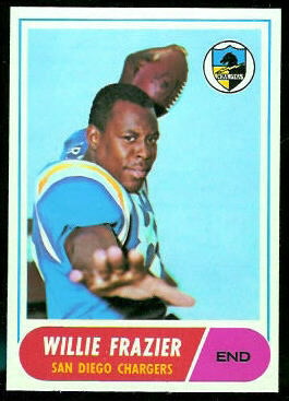 Willie Frazier 1968 Topps football card